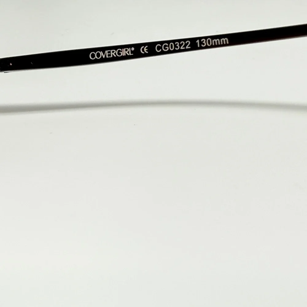 Covergirl CG0322 Brown Oval Eyeglass Frames 47-17-130 Col 084 Metallic Brown